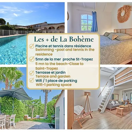 Tatil Evi La Boheme-close To St-tropez Swimming Pool -tennis
